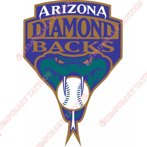 Arizona Diamondbacks Customize Temporary Tattoos Stickers NO.1378